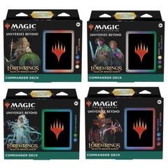 The Lord of the Rings: Tales of Middle-earth Commander Decks